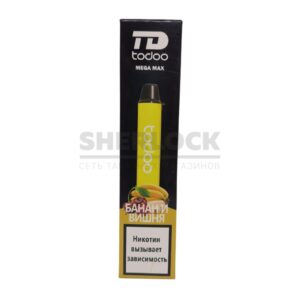 Электронная сигарета TODOO MEGA MAX 2500 (Банан вишня) купить с доставкой в СПб, по России и СНГ. Цена. Изображение №13. 