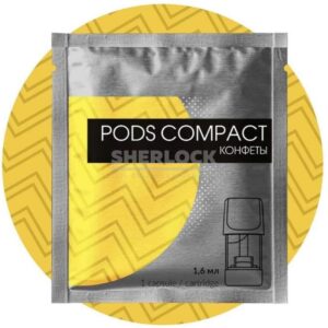 Капсула  Pods Compact для Logic 1,5 % Конфеты купить с доставкой в СПб, по России и СНГ. Цена. Изображение №8. 