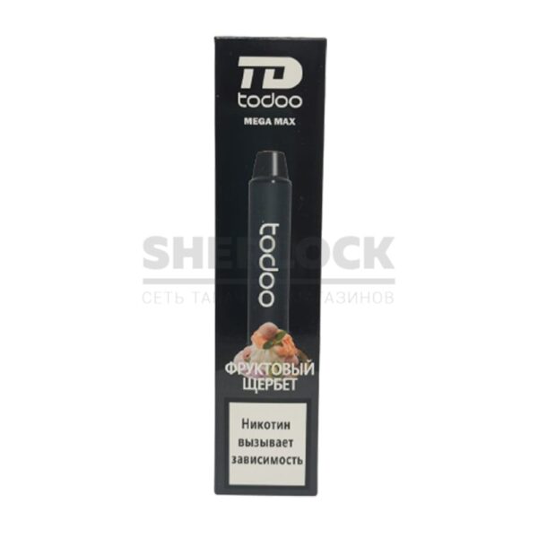 Электронная сигарета TODOO MEGA MAX 2500 (Фруктовый щербет) купить с доставкой в СПб, по России и СНГ. Цена. Изображение №6. 