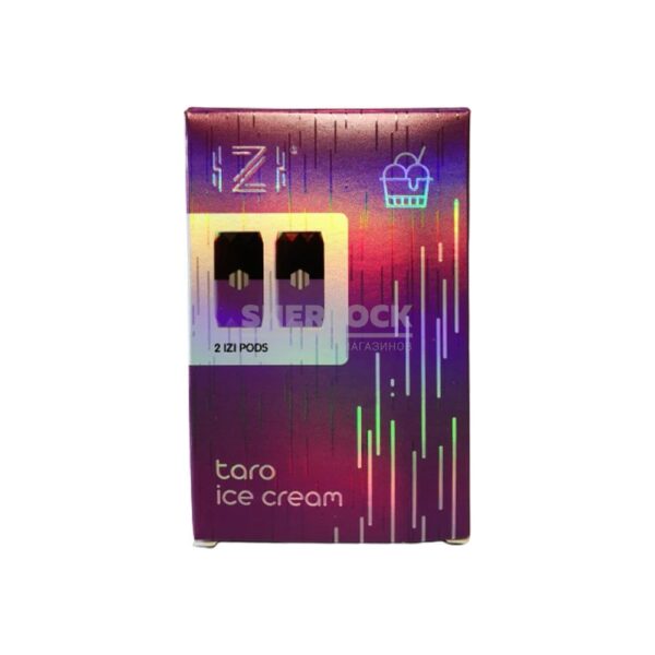 Картридж IZI 2 Мороженое Таро (Taro Ice Cream) купить с доставкой в СПб, по России и СНГ. Цена. Изображение №6. 