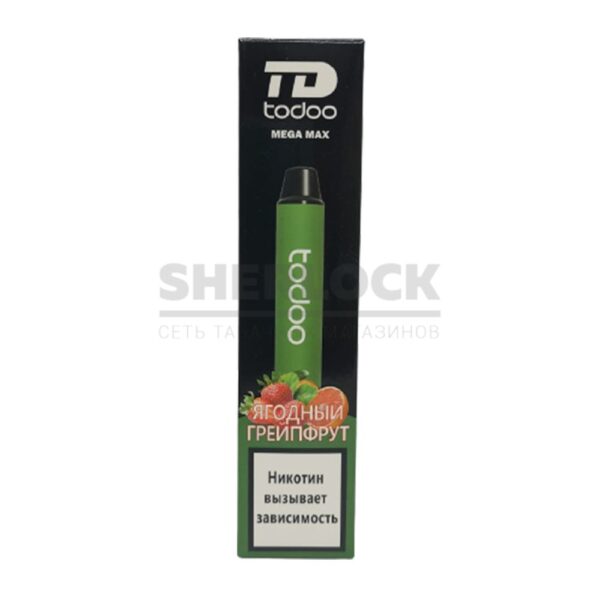 Электронная сигарета TODOO MEGA MAX 2500 (Ягодный грейпфрут) купить с доставкой в СПб, по России и СНГ. Цена. Изображение №6. 