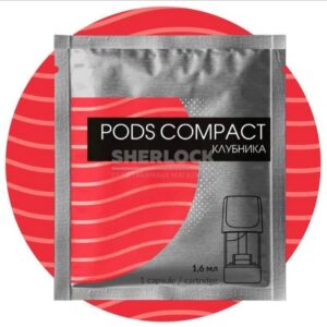 Капсула  Pods Compact для Logic 1,5% Клубника купить с доставкой в СПб, по России и СНГ. Цена. Изображение №9. 