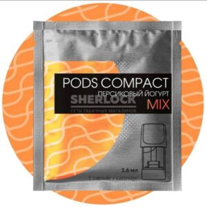 Капсула Pods Compact для Logic 1,5 % Персиковый йогурт микс купить с доставкой в СПб, по России и СНГ. Цена. Изображение №18.