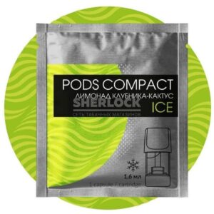 Капсула  Pods Compact для Logic 1,5 % Лимонад клубника кактус айс купить с доставкой в СПб, по России и СНГ. Цена. Изображение №12. 