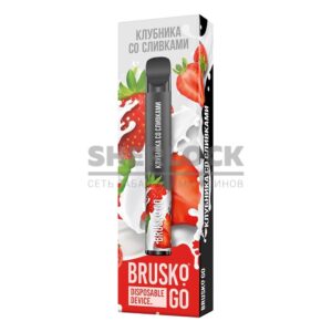 Электронная сигарета BRUSKO GO 800 (Клубника со сливками) купить с доставкой в СПб, по России и СНГ. Цена. Изображение №36.
