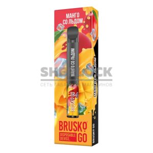 Электронная сигарета BRUSKO GO 800 (Манго со льдом) купить с доставкой в СПб, по России и СНГ. Цена. Изображение №3.