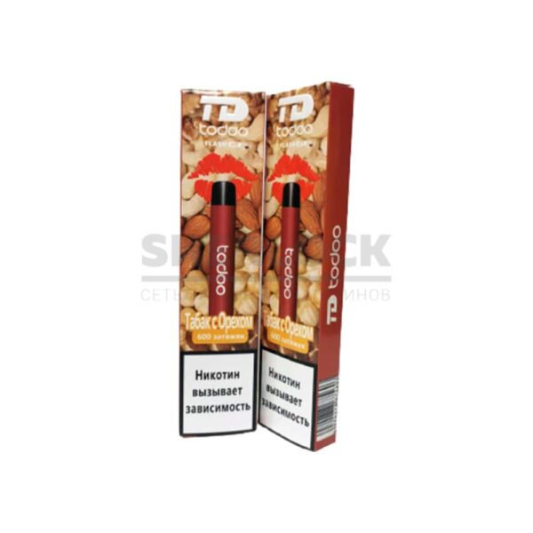 Электронная сигарета  TODOO FLASH NT 600 (Табак с Орехом) купить с доставкой в СПб, по России и СНГ. Цена. Изображение №6. 