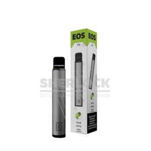 Электронная сигарета EOS e-stick Premium Plus 1200 (Кислое яблоко) купить с доставкой в СПб, по России и СНГ. Цена. Изображение №21.