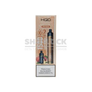 Электронная сигарета HQD LUX 1500 x2 (Нектарин ) купить с доставкой в СПб, по России и СНГ. Цена. Изображение №24.