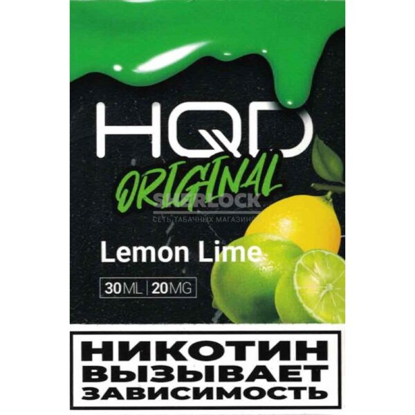 HQD Original 30 мл  (Лайм лимон) купить с доставкой в СПб, по России и СНГ. Цена. Изображение №8. 