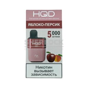 Электронная сигарета HQD HOT 5000 (Яблоко - персик) купить с доставкой в СПб, по России и СНГ. Цена. Изображение №42.