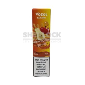 Электронная сигарета VOZOL BAR 3000 (Манго Яблоко Груша) купить с доставкой в СПб, по России и СНГ. Цена. Изображение №14. 