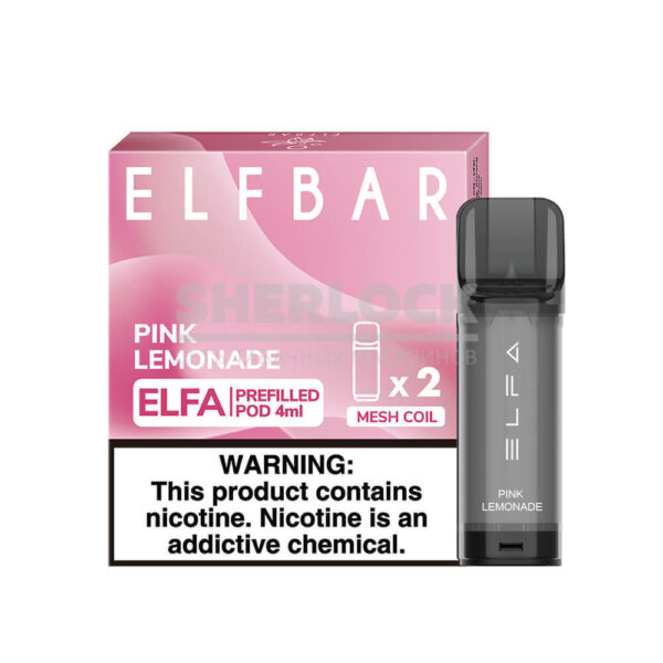 Картридж Elf Bar Elfa - Pink Lemonade (Розовый Лимонад) купить с доставкой в СПб, по России и СНГ. Цена. Изображение №6. 