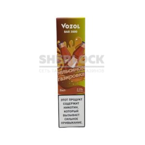 Электронная сигарета VOZOL BAR 3000 (Апельсиновая содовая) купить с доставкой в СПб, по России и СНГ. Цена. Изображение №4. 