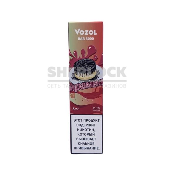 Электронная сигарета VOZOL BAR 3000 (Тирамису) купить с доставкой в СПб, по России и СНГ. Цена. Изображение №6. 