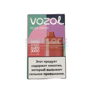Электронная сигарета VOZOL ALIEN 3000 (Роза личи) купить с доставкой в СПб, по России и СНГ. Цена. Изображение №7.