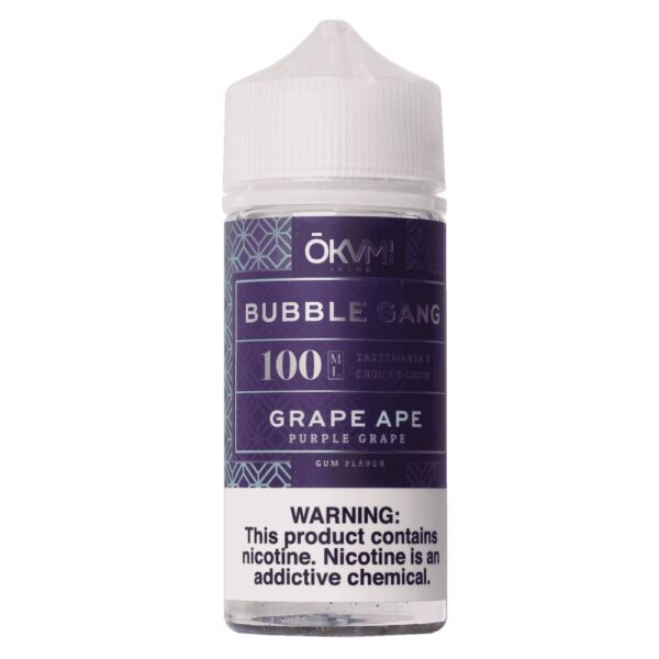 Жидкость Okami Bubble Gang Grape Ape Shortfill (100 мл) купить с доставкой в СПб, по России и СНГ. Цена. Изображение №7. 