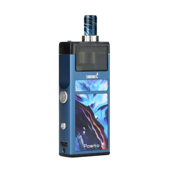 Smoant Pasito Pod Kit 1100mAh (Bronze Blue) купить с доставкой в СПб, по России и СНГ. Цена. Изображение №11. 