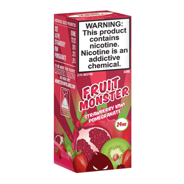 Жидкость Fruit Monster Salt Strawberry Kiwi Pomegranate (30 мл) купить с доставкой в СПб, по России и СНГ. Цена. Изображение №8. 