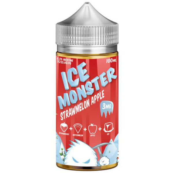 Жидкость Ice Monster StrawMelon Apple (100 мл) купить с доставкой в СПб, по России и СНГ. Цена. Изображение №6. 