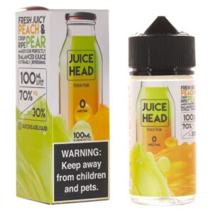Жидкость Juice Head Peach Pear (100 мл) купить с доставкой в СПб, по России и СНГ. Цена. Изображение №11.