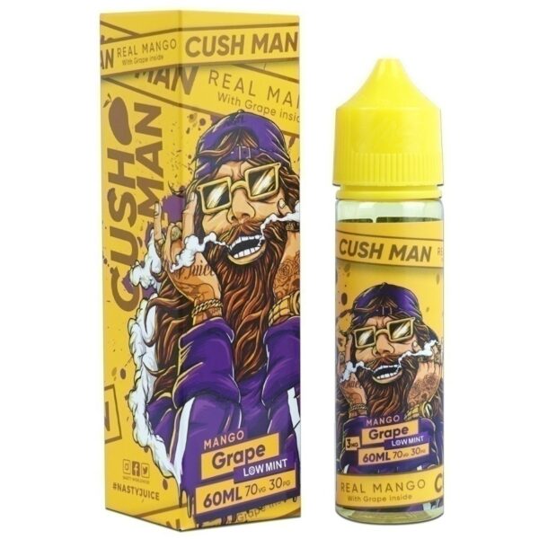 Жидкость Nasty Juice Cush Man Mango Grape (60 мл) купить с доставкой в СПб, по России и СНГ. Цена. Изображение №6. 