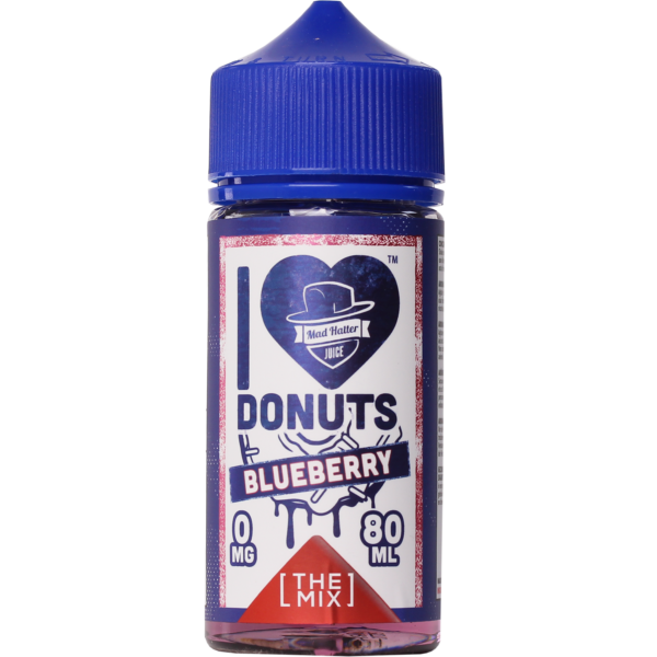 Жидкость Mad Hatter I Love Donuts Blueberry Shortfill (100 мл) купить с доставкой в СПб, по России и СНГ. Цена. Изображение №6. 