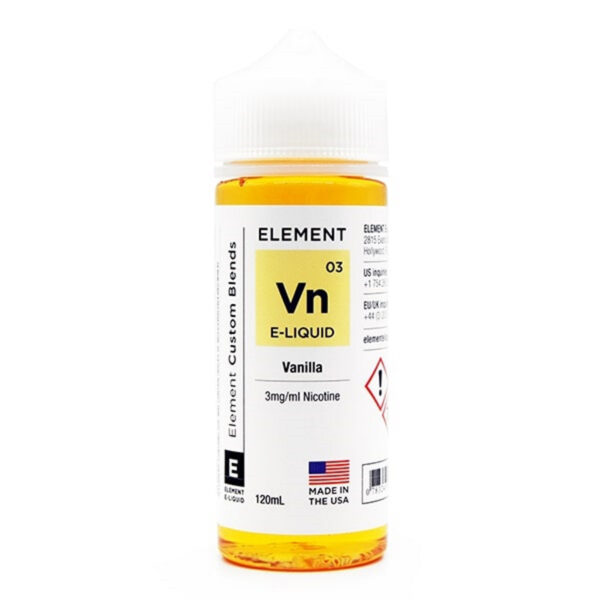 Жидкость Element Vanilla (120 мл) купить с доставкой в СПб, по России и СНГ. Цена. Изображение №6. 