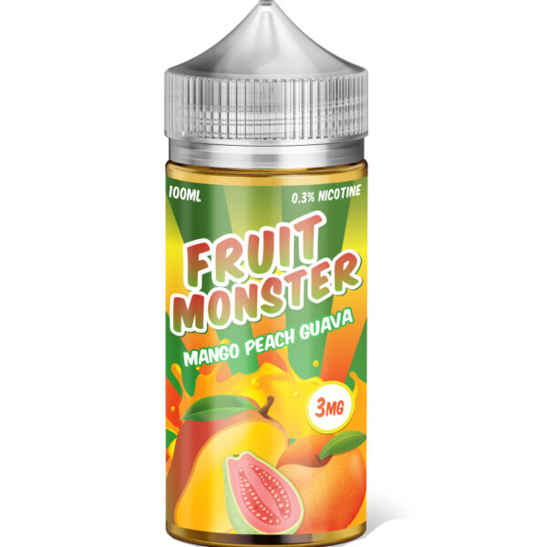 Жидкость Fruit Monster Mango Peach Guava (100 мл) купить с доставкой в СПб, по России и СНГ. Цена. Изображение №6. 