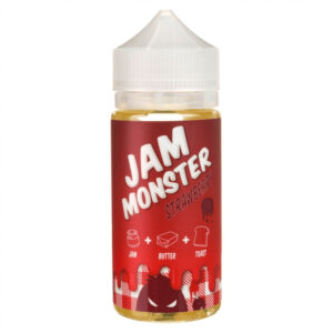 Жидкость Jam Monster Strawberry (100 мл) купить с доставкой в СПб, по России и СНГ. Цена. Изображение №9. 