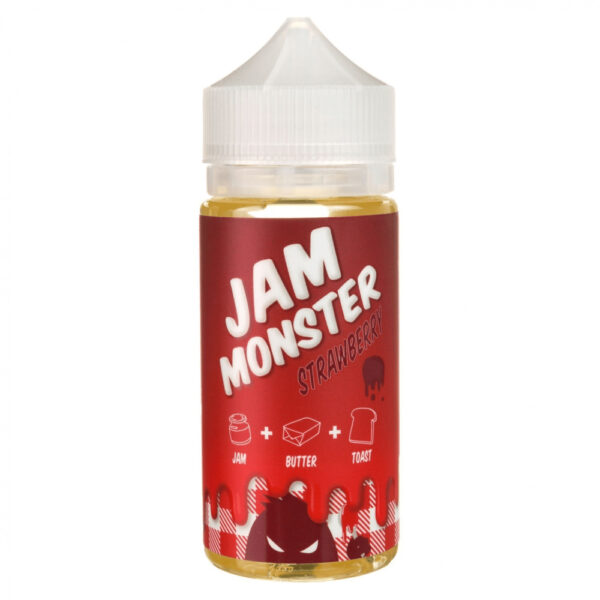 Жидкость Jam Monster Strawberry (100 мл) купить с доставкой в СПб, по России и СНГ. Цена. Изображение №6. 