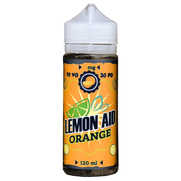 Жидкость Lemon Aid Orange (120 мл) купить с доставкой в СПб, по России и СНГ. Цена. Изображение №6. 