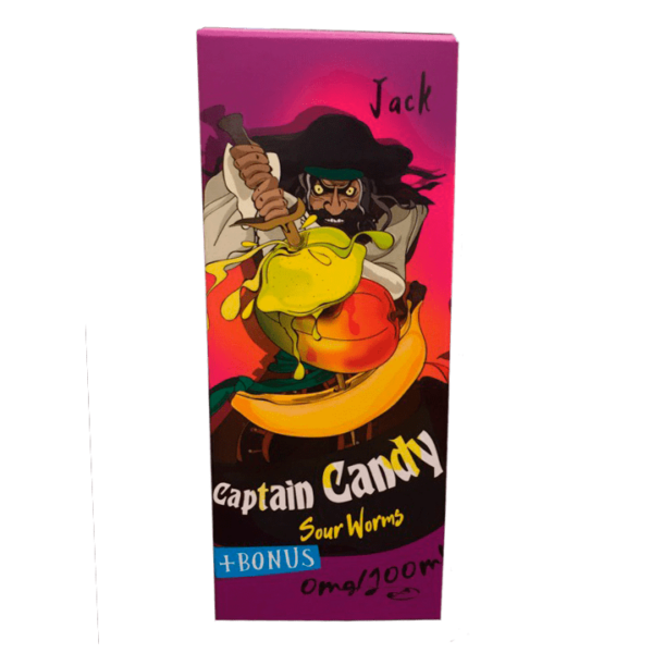 Жидкость Captain Candy Jack Sour Worms (100 мл) купить с доставкой в СПб, по России и СНГ. Цена. Изображение №6. 