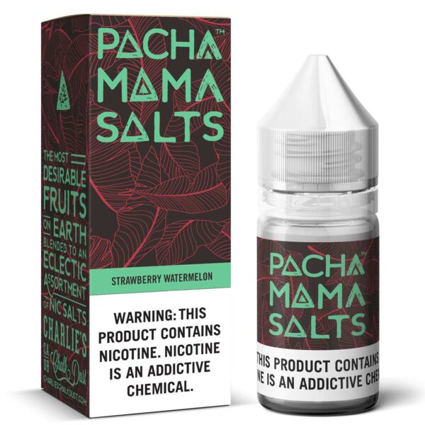 Жидкость Pachamama Salt Strawberry Watermelon (30 мл) купить с доставкой в СПб, по России и СНГ. Цена. Изображение №6. 