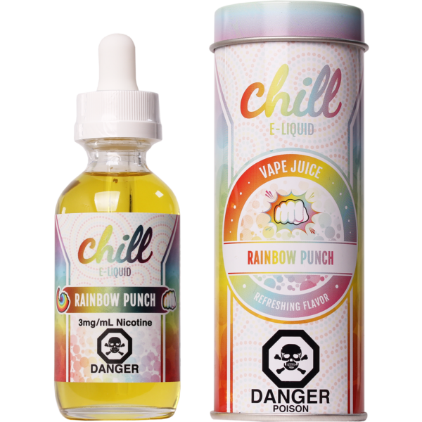 Жидкость Chill Rainbow Punch (60 мл) купить с доставкой в СПб, по России и СНГ. Цена. Изображение №9. 