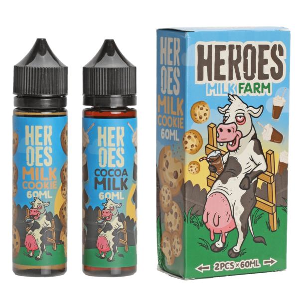 Жидкость Heroes Milk Farm (2x60мл) купить с доставкой в СПб, по России и СНГ. Цена. Изображение №10. 