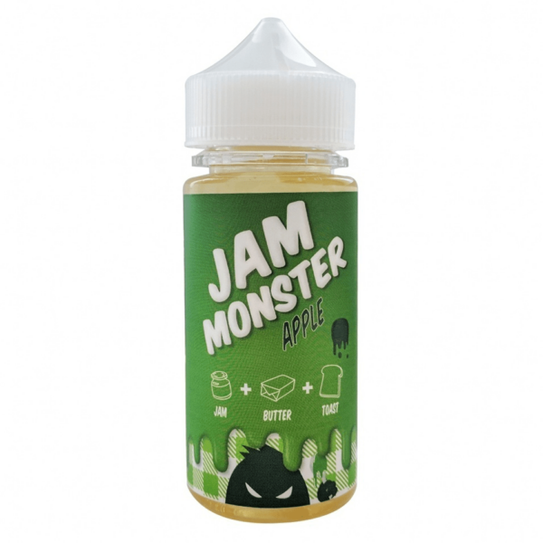 Жидкость Jam Monster Apple (100 мл) купить с доставкой в СПб, по России и СНГ. Цена. Изображение №6. 