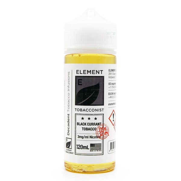 Жидкость Element Black Currant Tobacco (120 мл) купить с доставкой в СПб, по России и СНГ. Цена. Изображение №6. 