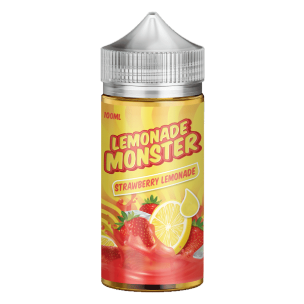 Жидкость Lemonade Monster Strawberry (100 мл) купить с доставкой в СПб, по России и СНГ. Цена. Изображение №6. 