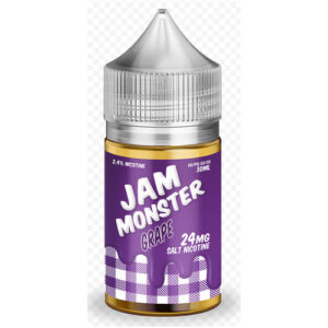 Жидкость Jam Monster Salt Grape (30 мл) купить с доставкой в СПб, по России и СНГ. Цена. Изображение №7. 