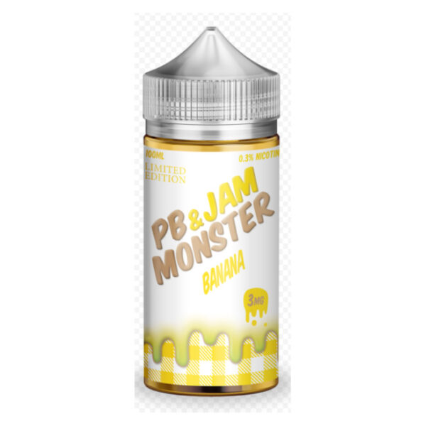 Жидкость Jam Monster PB & Banana (100 мл) купить с доставкой в СПб, по России и СНГ. Цена. Изображение №6. 
