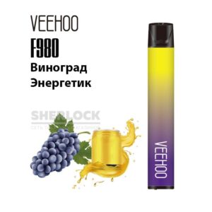 Электронная сигарета VEEHOO F980 2000 (Виноград энергетик) купить с доставкой в СПб, по России и СНГ. Цена. Изображение №20.