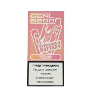 Электронная сигарета UDN GEN 6200 (Арбузное мороженое) купить с доставкой в СПб, по России и СНГ. Цена. Изображение №14. 