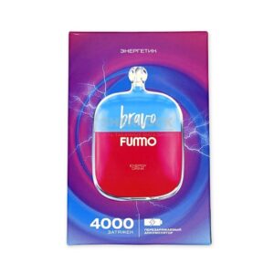 Электронная сигарета Fummo BRAVO 4000 (Энергетик) купить с доставкой в СПб, по России и СНГ. Цена. Изображение №2.