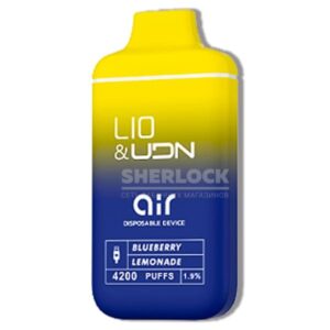 iJoy Lio UDN Air 4200 Blueberry Lemonade (Черничный лимонад) купить с доставкой в СПб, по России и СНГ. Цена. Изображение №18. 