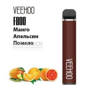 Электронная сигарета VEEHOO F800 1500 (Манго апельсин помело) купить с доставкой в СПб, по России и СНГ. Цена. Изображение №5.