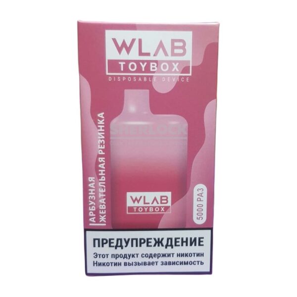 Электронная сигарета WLAB TOYBOX 5000 (Арбузная жевательная резинка) купить с доставкой в СПб, по России и СНГ. Цена. Изображение №6. 