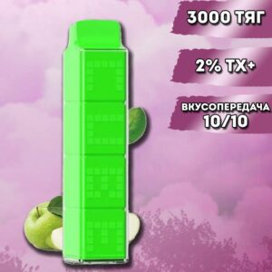 Smoant Ant Bar CUBE 3000 - Green Apple купить с доставкой в СПб, по России и СНГ. Цена. Изображение №22.