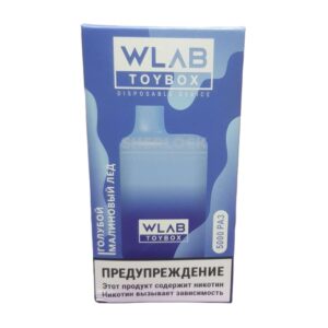 Электронная сигарета WLAB TOYBOX 5000 (Голубой малиновый лёд) купить с доставкой в СПб, по России и СНГ. Цена. Изображение №13.