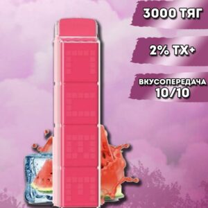 Smoant Ant Bar CUBE 3000 - Watermelon Ice купить с доставкой в СПб, по России и СНГ. Цена. Изображение №9. 